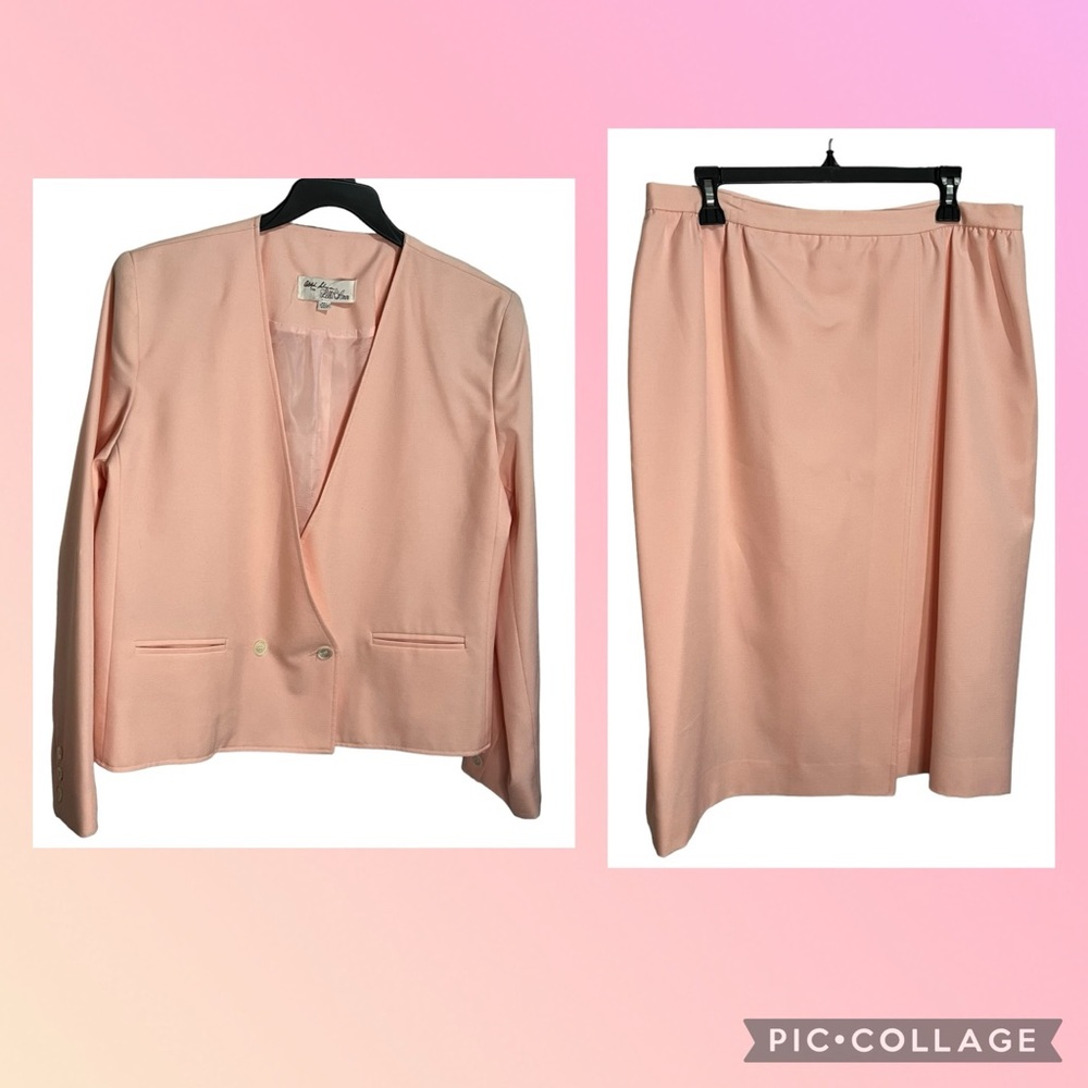Vtg Adolph Schuman for Lilli Ann Skirt Suit